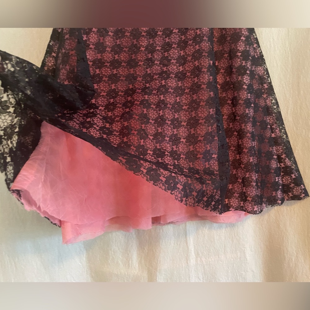 Floral Lace Midi Skirt, Unbranded, size 4-6
